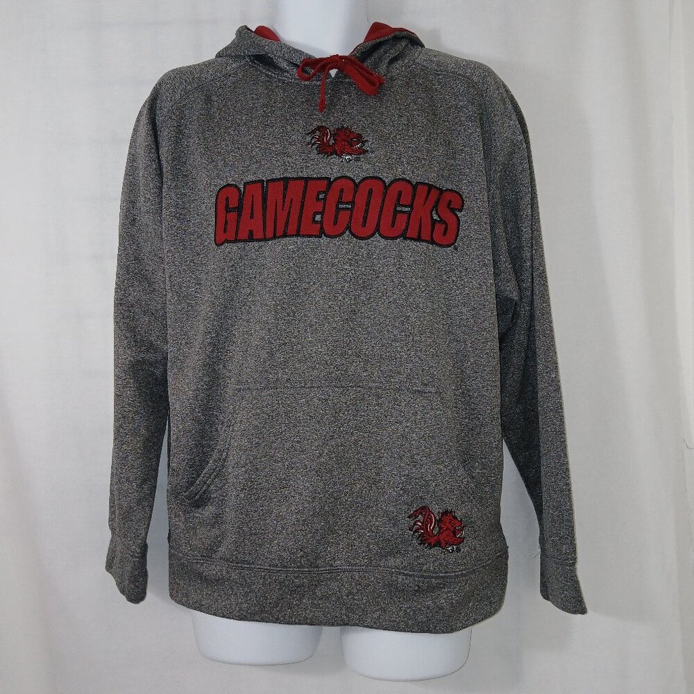 USC Gamecocks Hoodie- Embroidered Logo - Kangaroo Pocket - Men's Size Medium